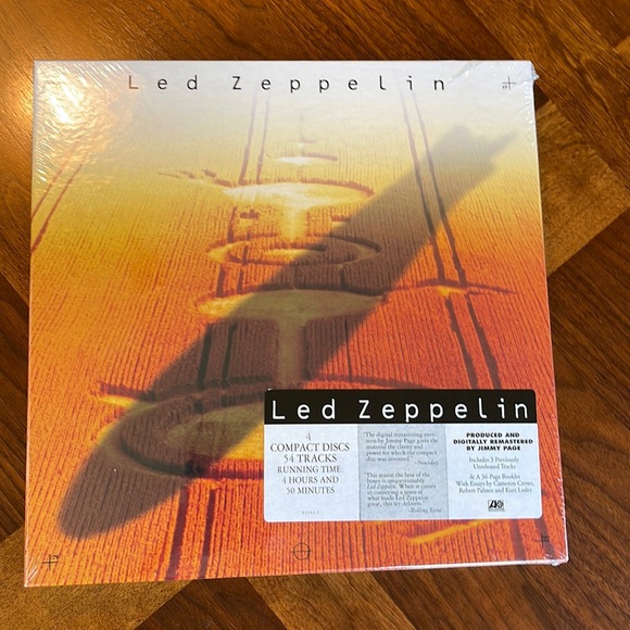 UNOPENED LED ZEPPELIN 4 CD SET (54 TRACKS) - WITH 36 PAGE BOOKLET - COLLECTIBLE!